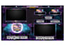 design animated stream overlay twitch package, stream logo, kick anime overlay